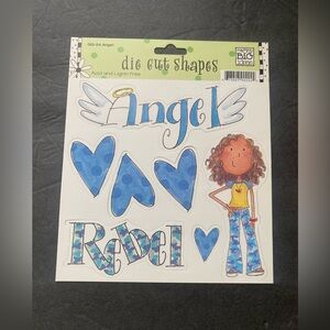 Me & My Big Ideas Die Cut Shapes ANGEL new old stock